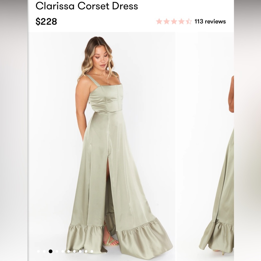 Show me your mumu Clarissa corset dress